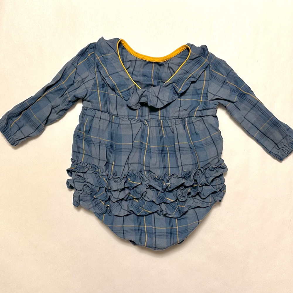 EUC RuffleButts Bubble Romper